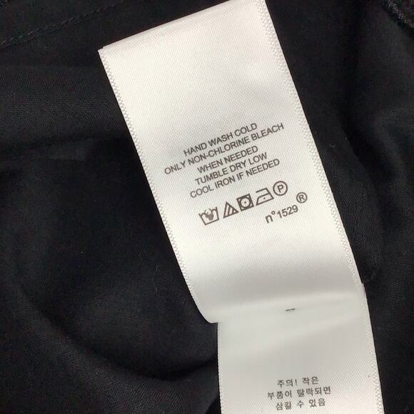 Ralph Lauren Black Label A Line Black Mini Skirt 10 Embroidered Voile NEW NWT - Picture 14 of 14